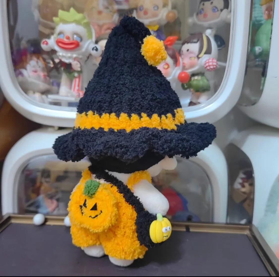 LABUBU Halloween Clothes with Witch Hats