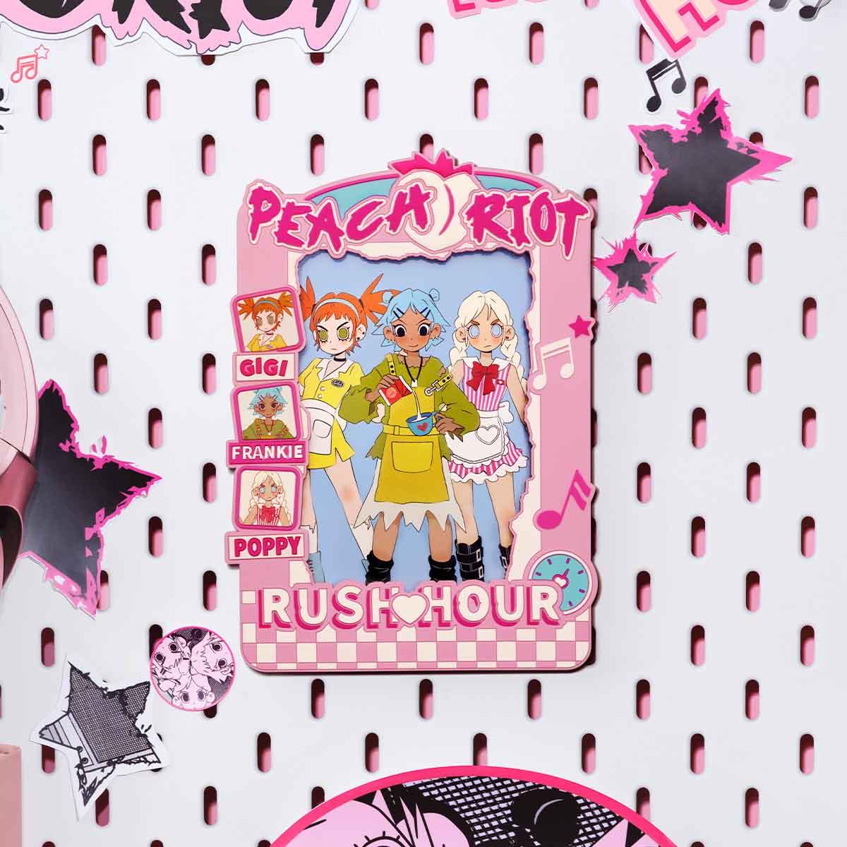 Peach Riot Rush Hour Series Photo Frame 6 Inch Pop Mart Collectible ...
