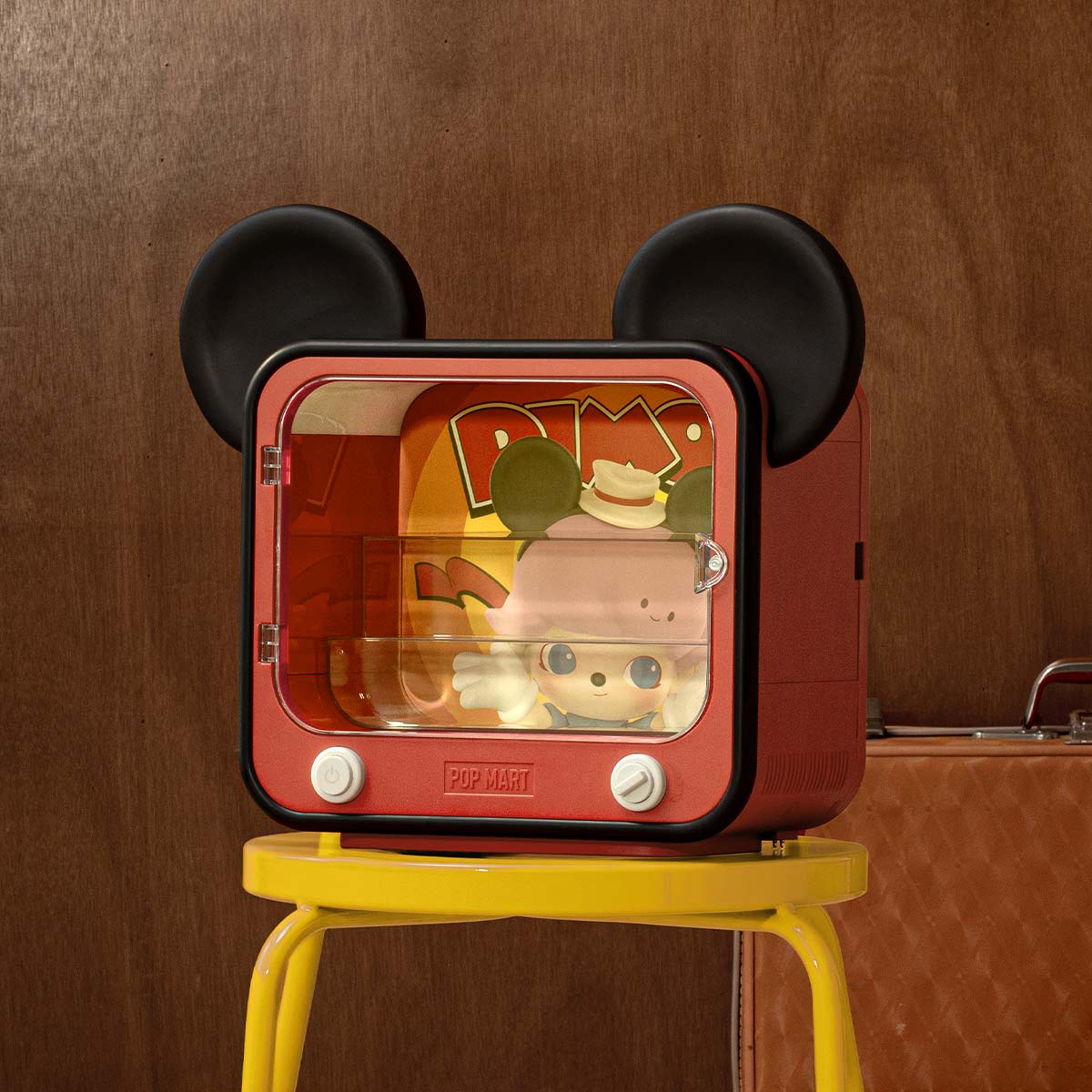 DIMOO WORLD × DISNEY TV Set Luminous Display Container | POP MART – ri-son