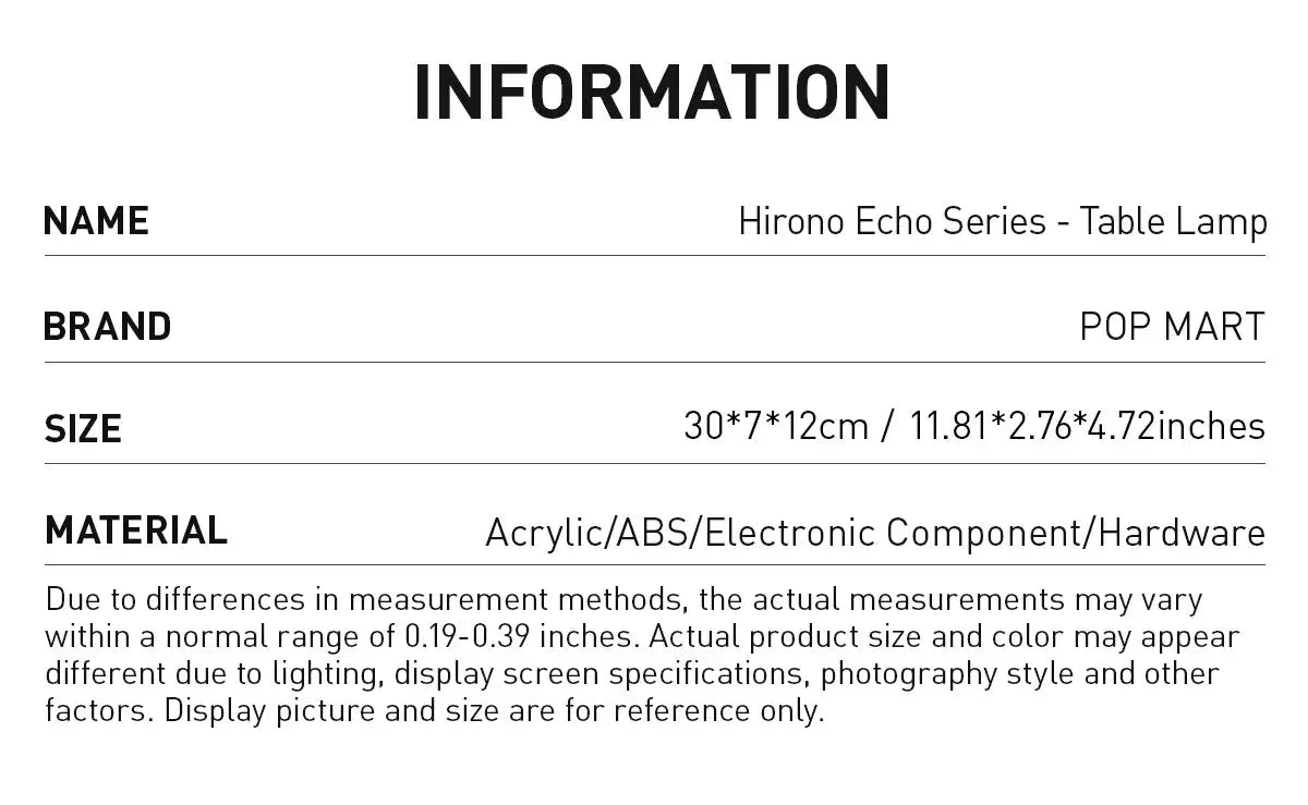 Hirono Echo Series - Table Lamp