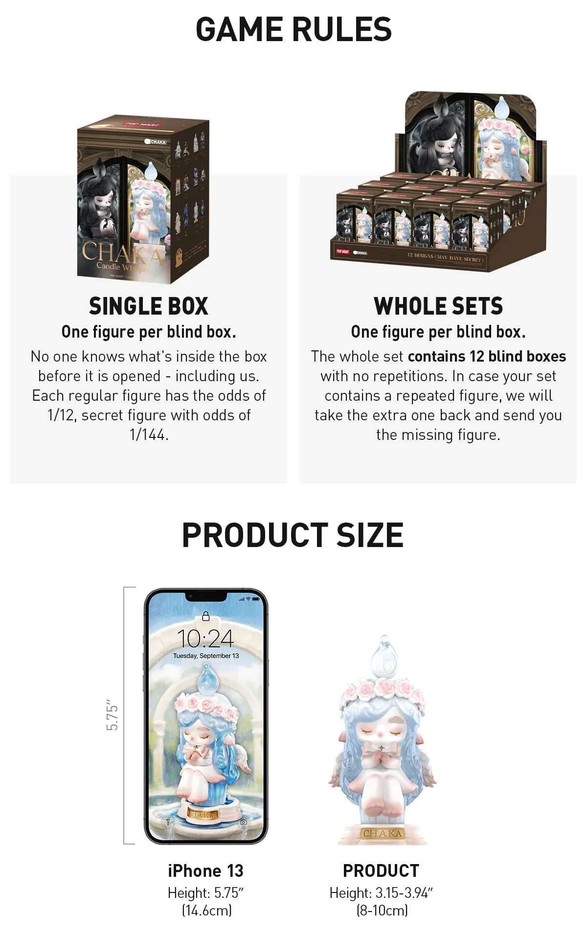 CHAKA Candle Whisper Series Figures