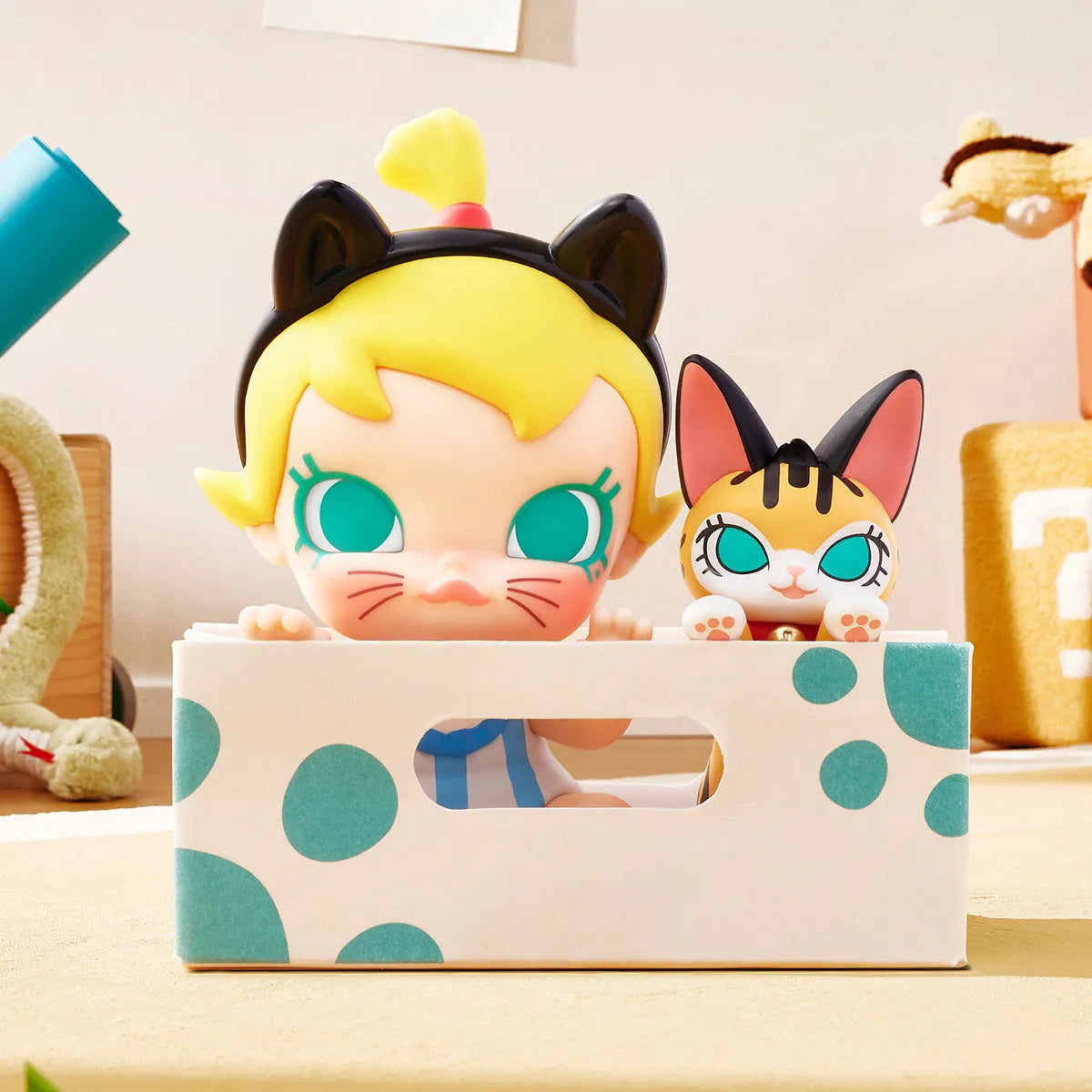 POP MART Baby Molly & Baby Tabby Series Figures