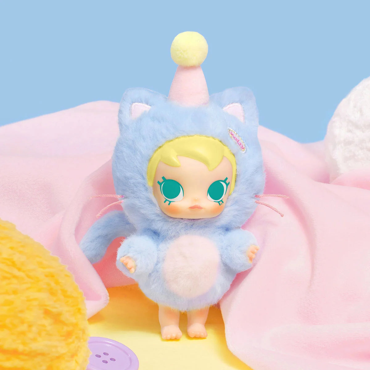 POP MART Baby Molly Pocket Friends Series Vinyl Plush Pendant Blind Box