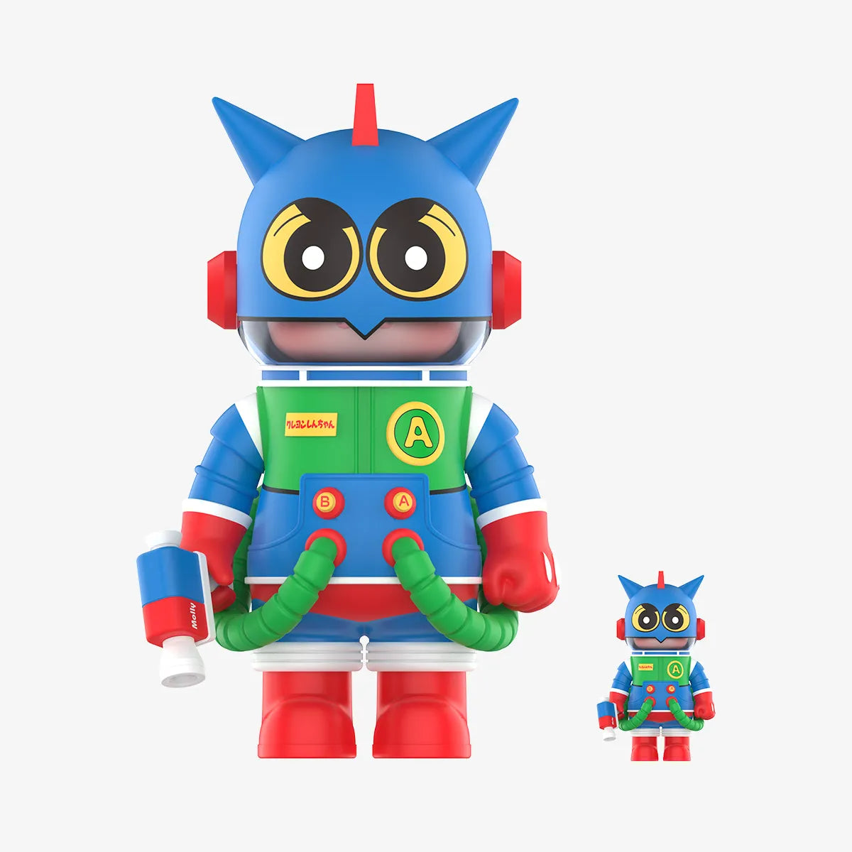 POP MART MEGA SPACE MOLLY 400%+100% Crayon Shin-chan