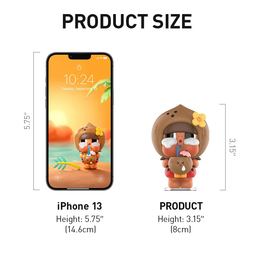 Crybaby Coconut Figure-Brown