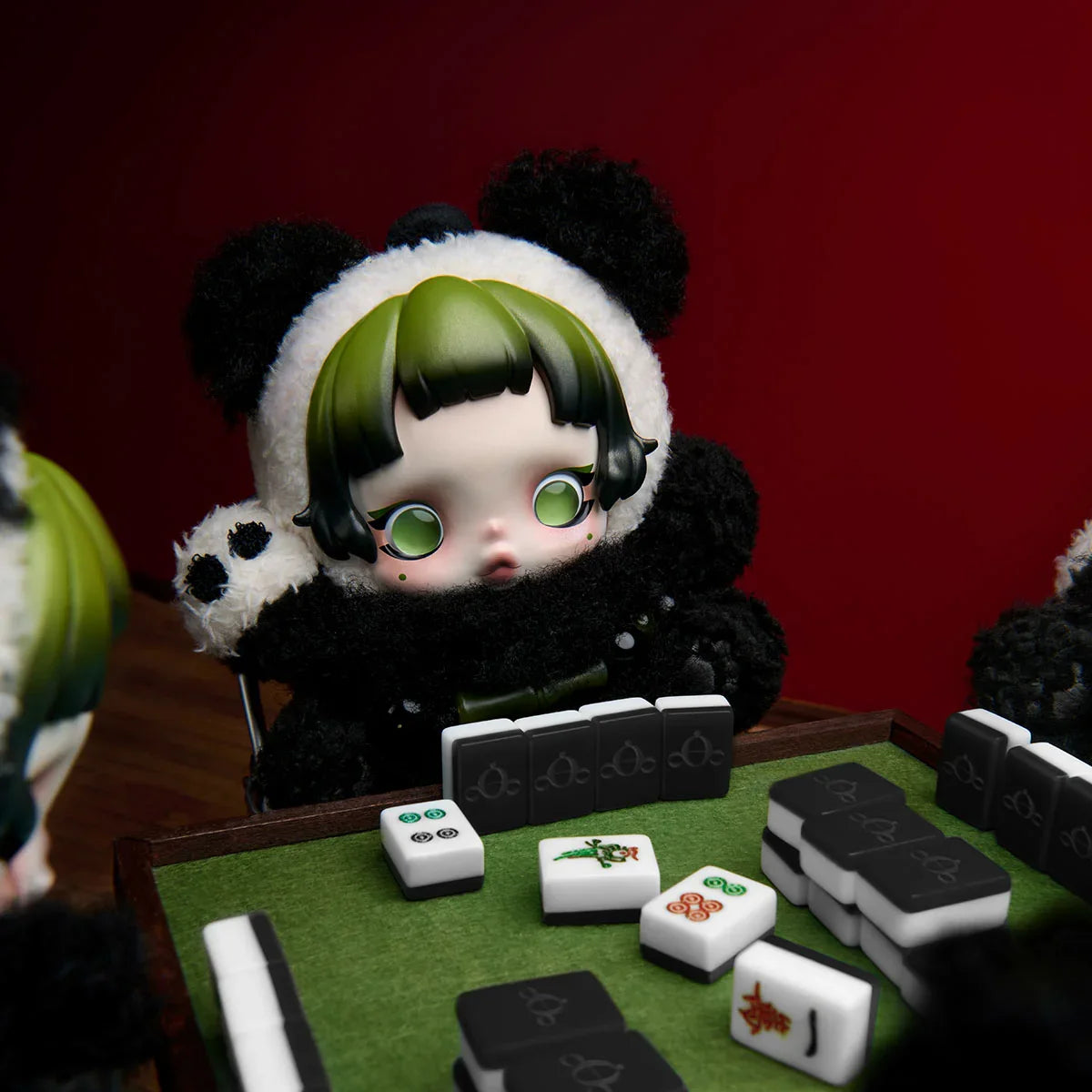 SKULLPANDA Lazy Panda Plush Doll Pendant