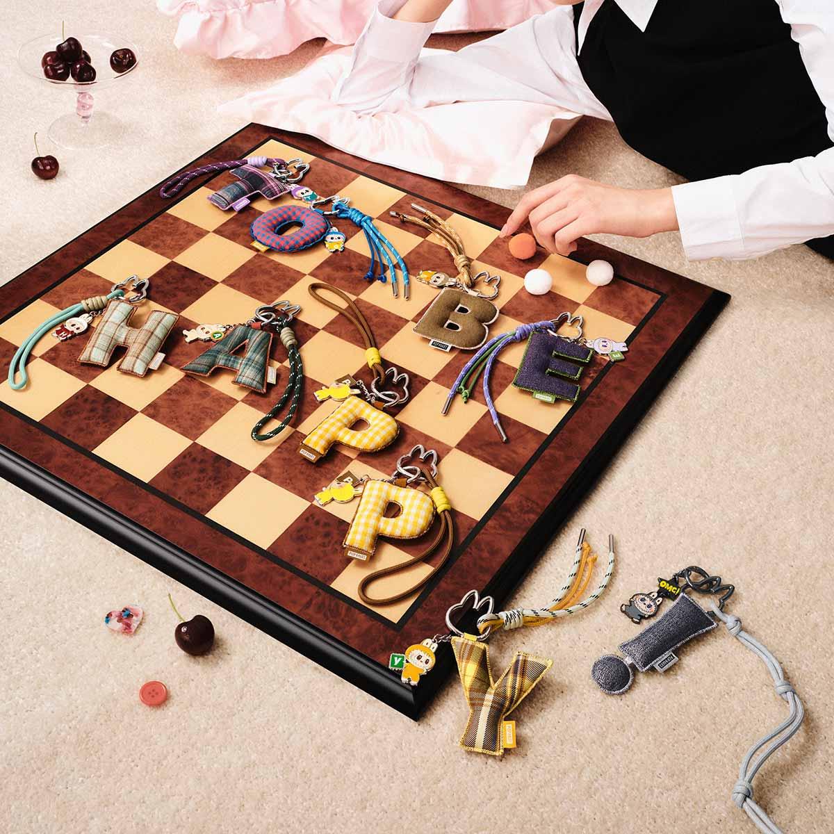 THE MONSTERS Pin for Love Series- Letter Pendant Blind Box (A-M)