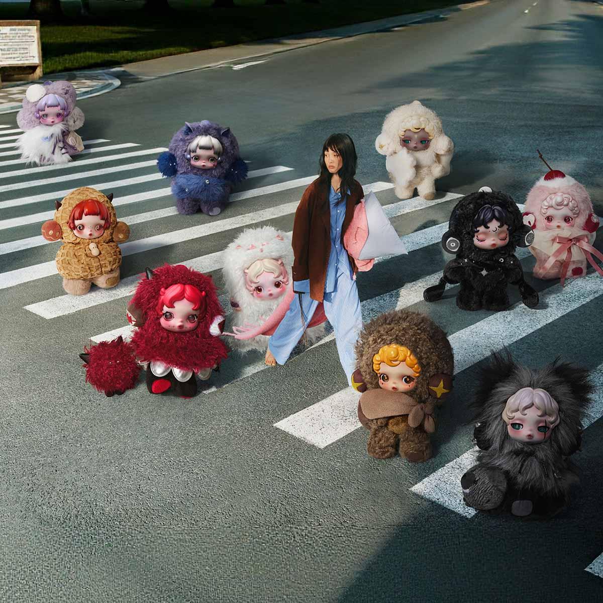 SKULLPANDA You Found Me Series Plush Doll Pendant