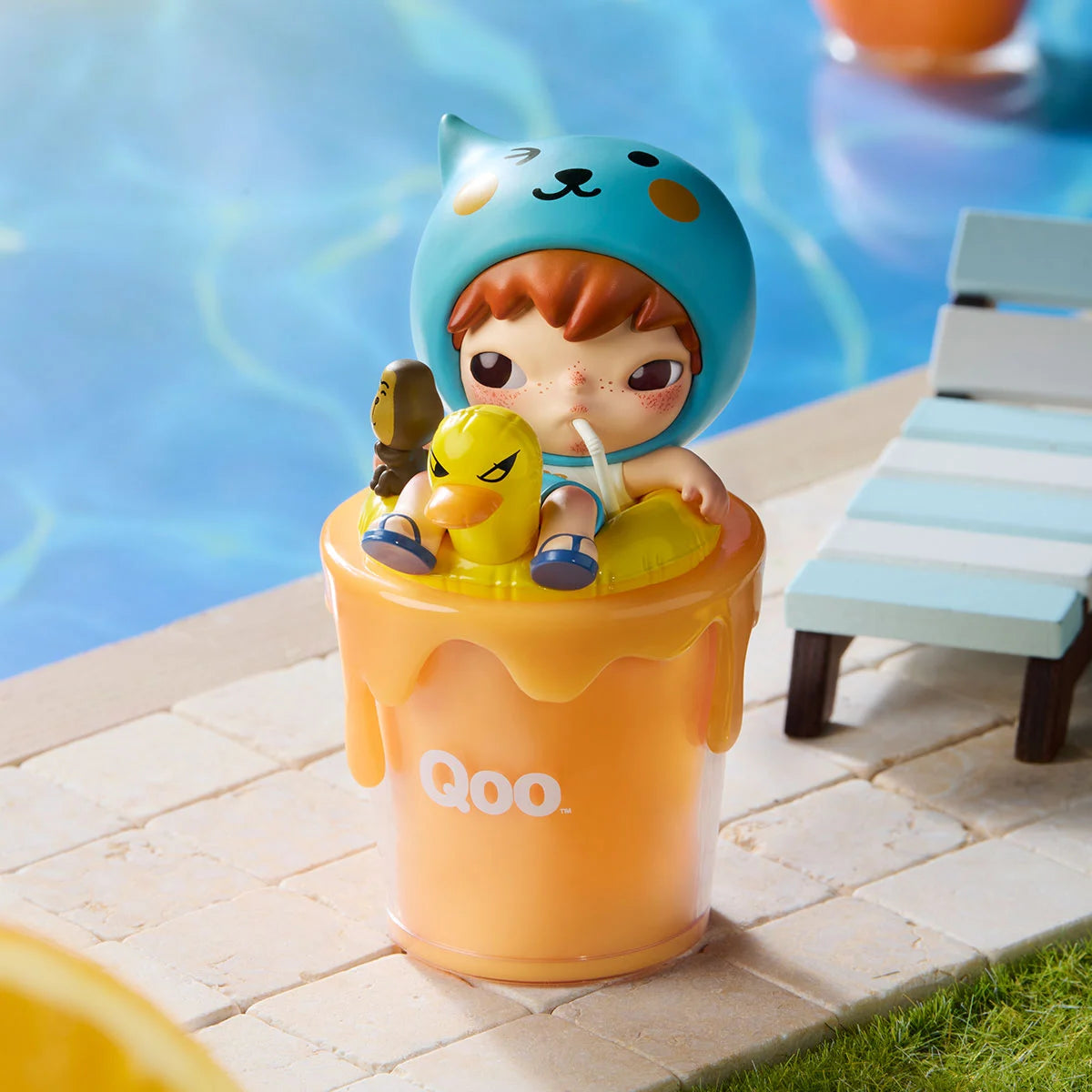 POP MART HIRONO × Qoo Blush with Qoo Figure