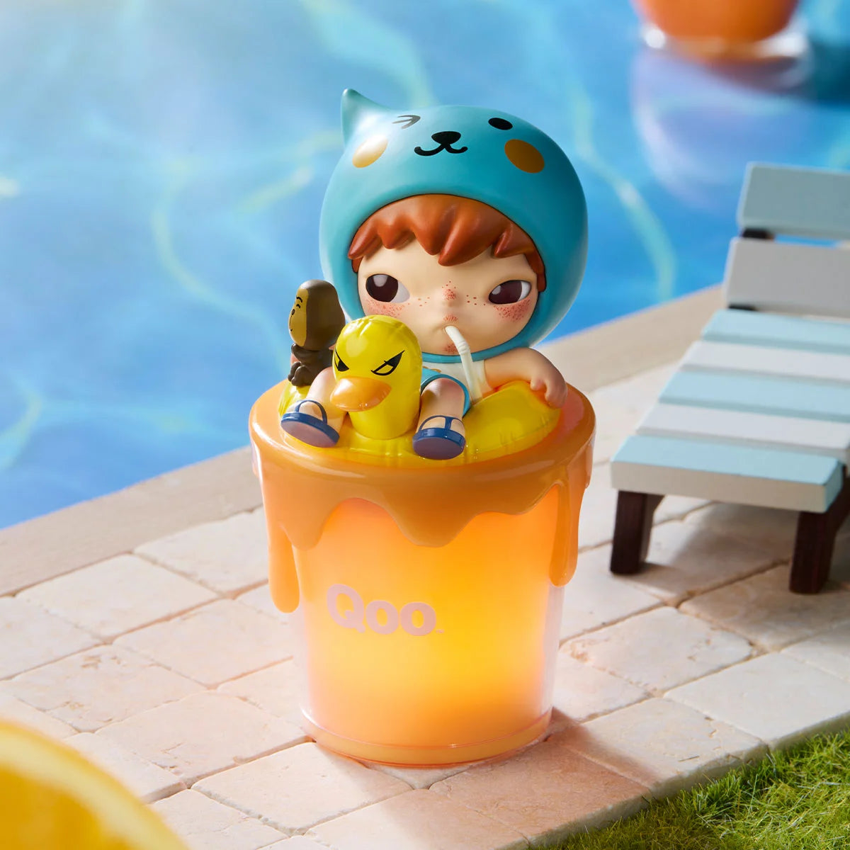 POP MART HIRONO × Qoo Blush with Qoo Figure