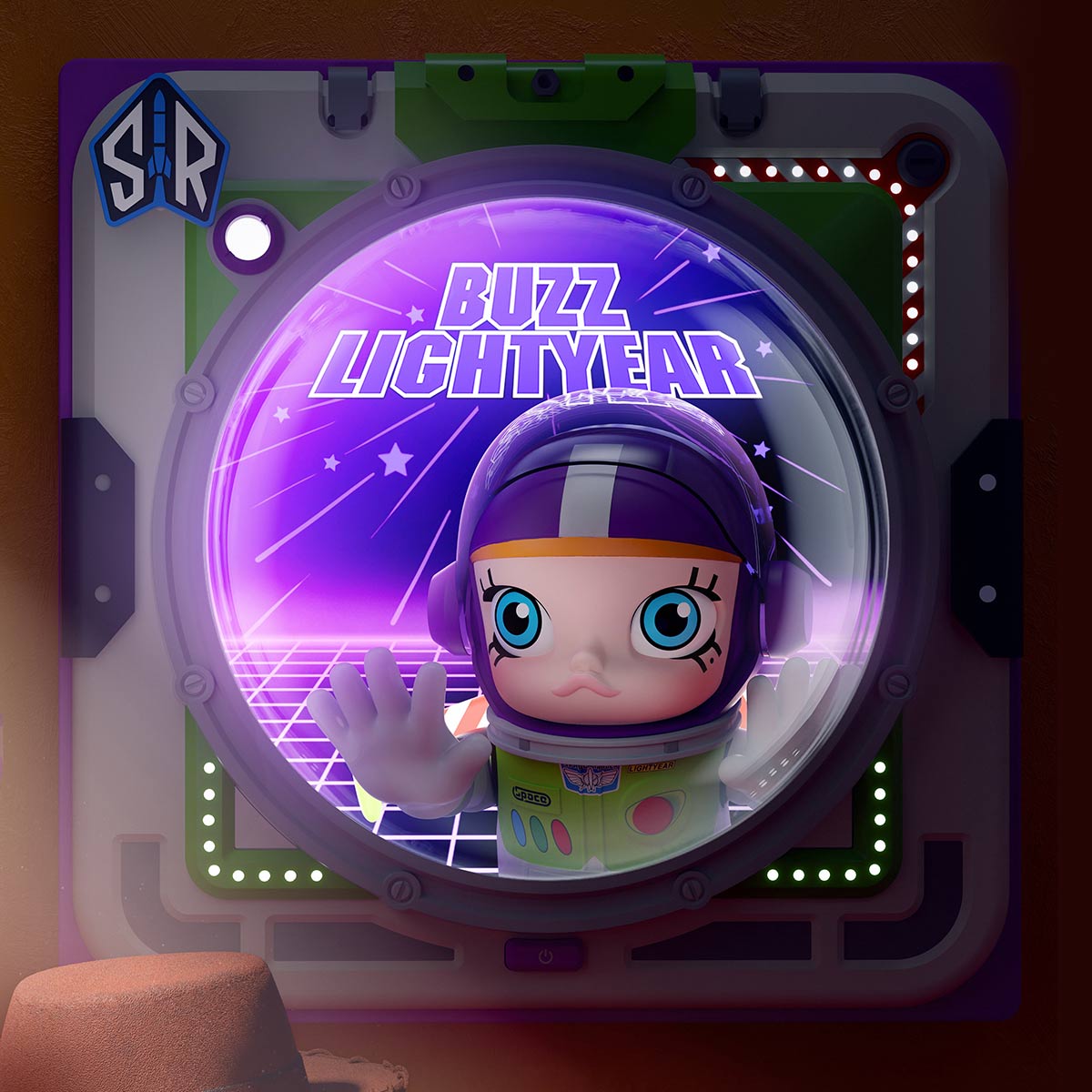 MEGA SPACE MOLLY Buzz Lightyear In Space 3D Painting