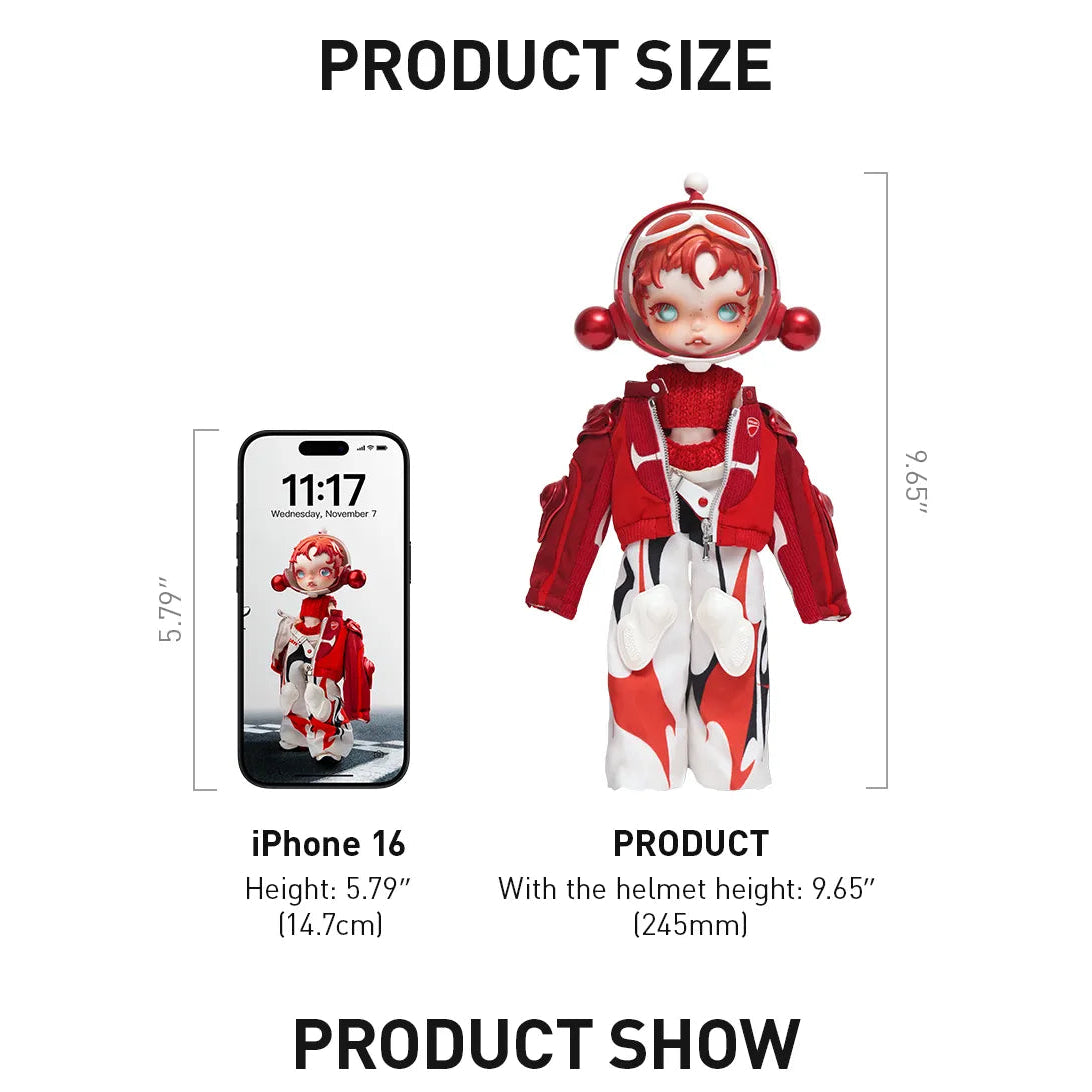 SKULLPANDA × DUCATI 1/6 Action Figure