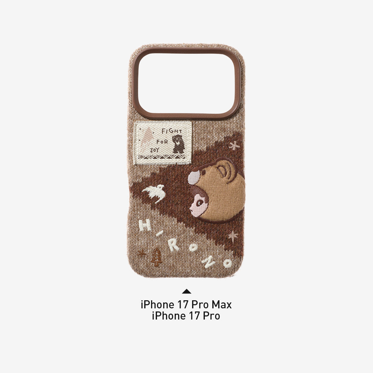 Hirono Road Journal Series-Knitted Phone Case