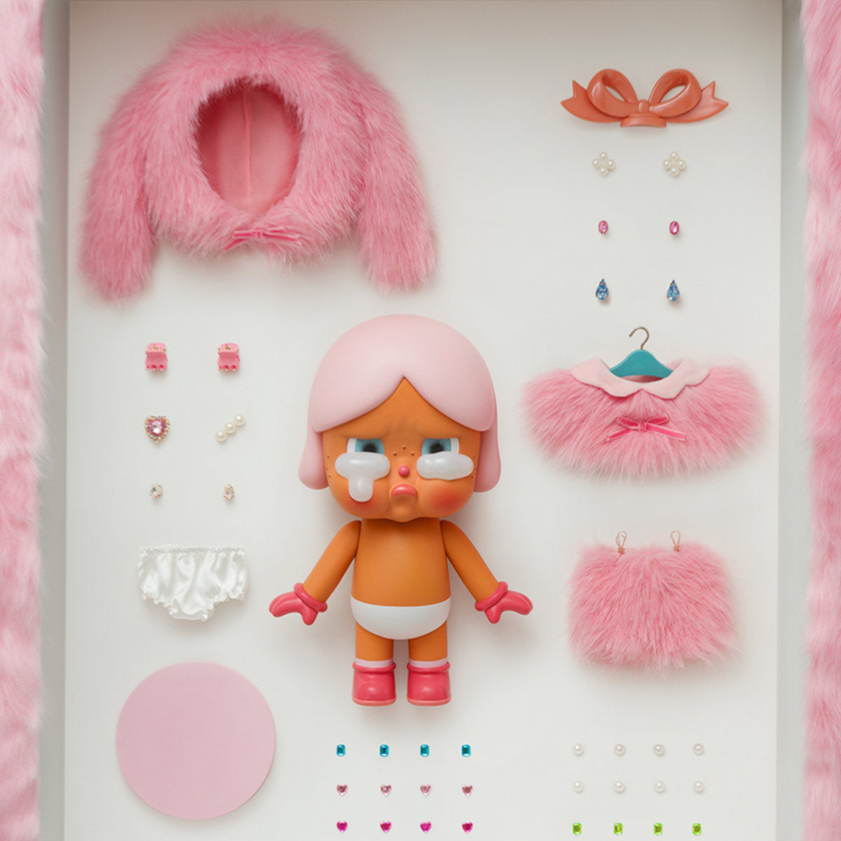 MEGA CRYBABY 400% Crying in Pink | POP MART Large Figure – ri-son