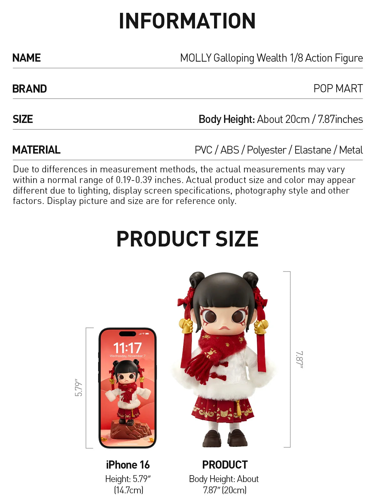 MOLLY Galloping Wealth 1/8 Action Figure Pop Mart – ri-son MOLLY Galloping Wealth 1/8 Action Figure Pop Mart – ri-son