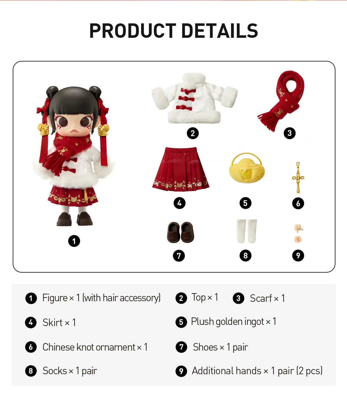 MOLLY Galloping Wealth 1/8 アクションフィギュア MOLLY Galloping Wealth 1/8 Action Figure - POP MART (United States)