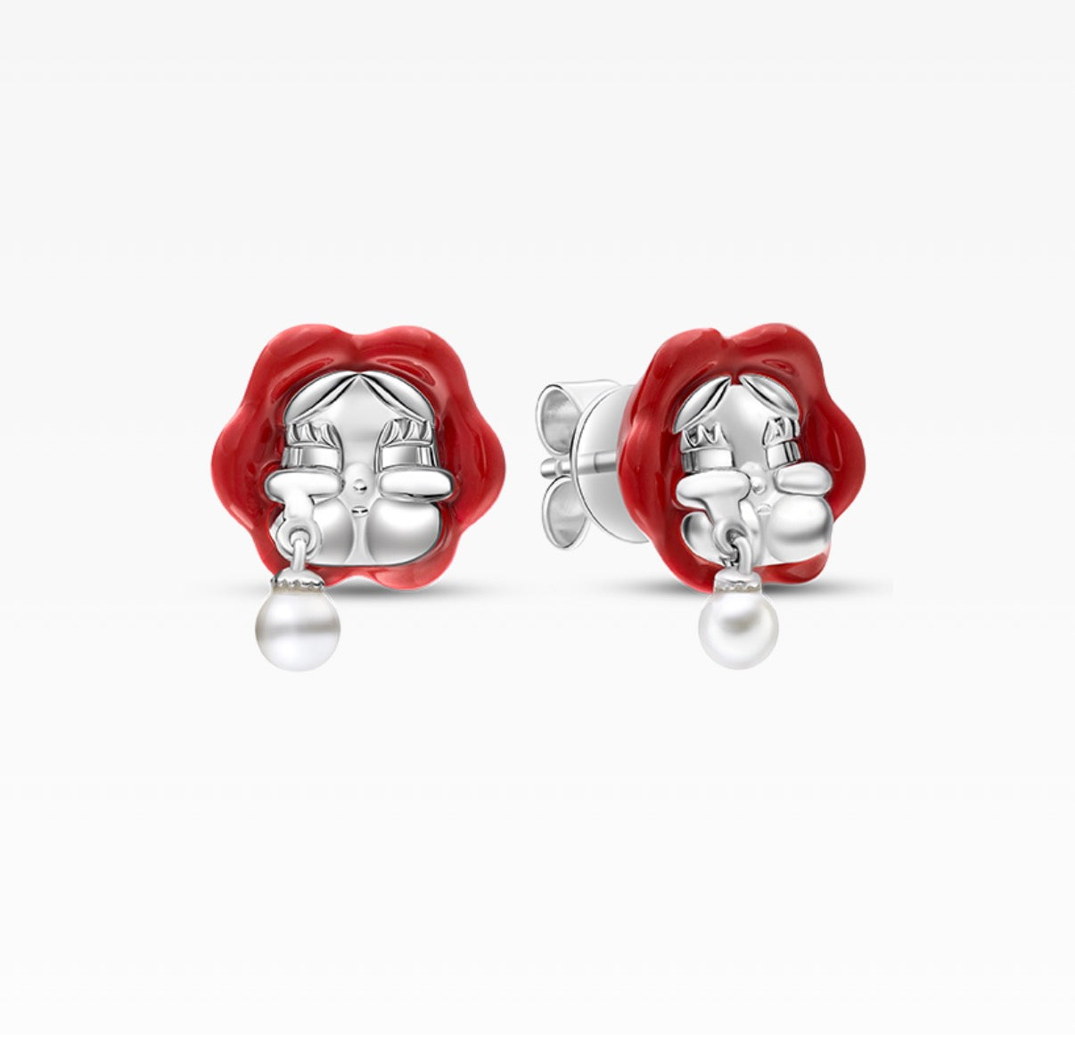 CRYBABY Crying for Love Red Rose Pearl Tear Jewelry Set