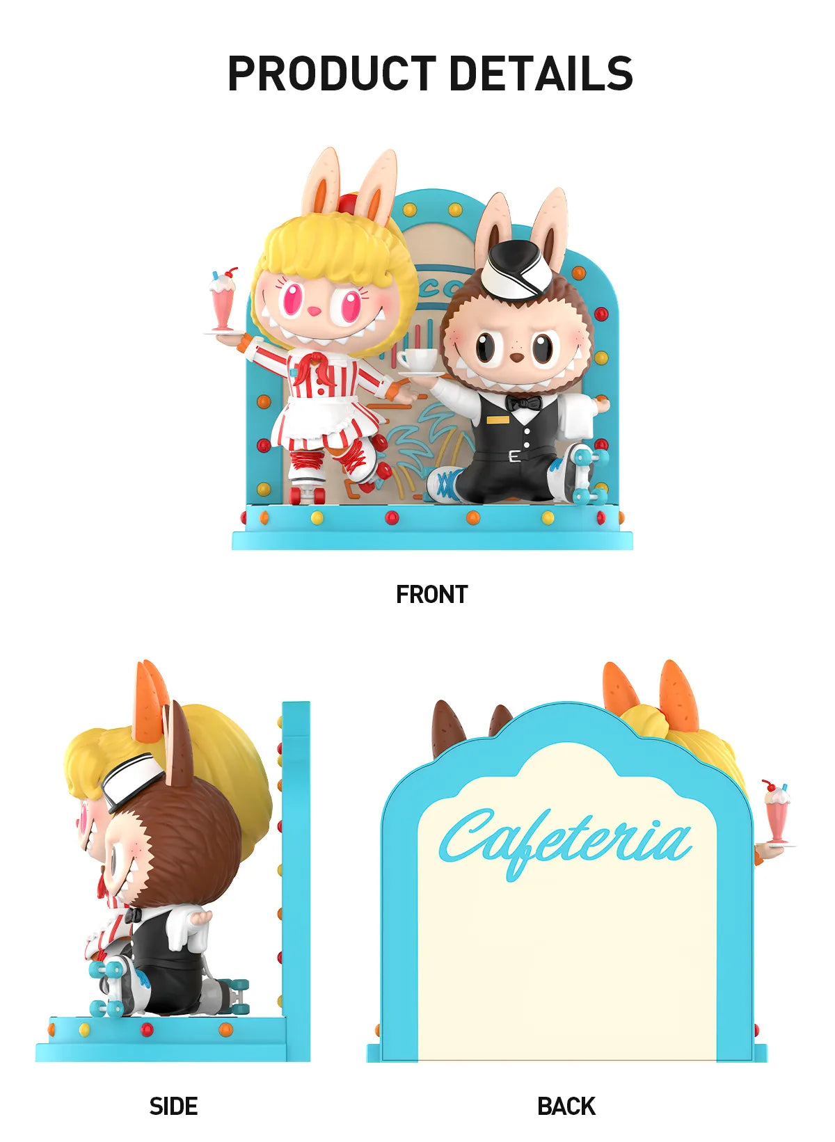 THE MONSTERS Cafeteria Figurine – Labubu Collectible Figure by POP