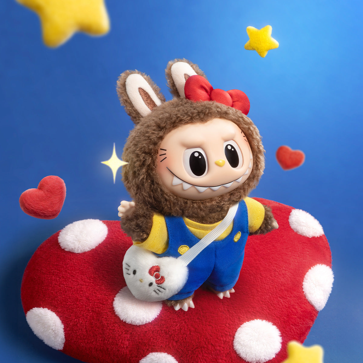 THE MONSTERS × Hello Kitty and Friends Series-Vinyl Plush Pendant Blind Box