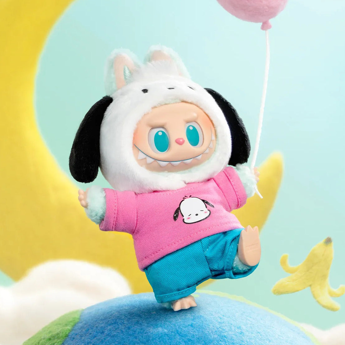 THE MONSTERS × Hello Kitty and Friends Series-Vinyl Plush Pendant Blind Box