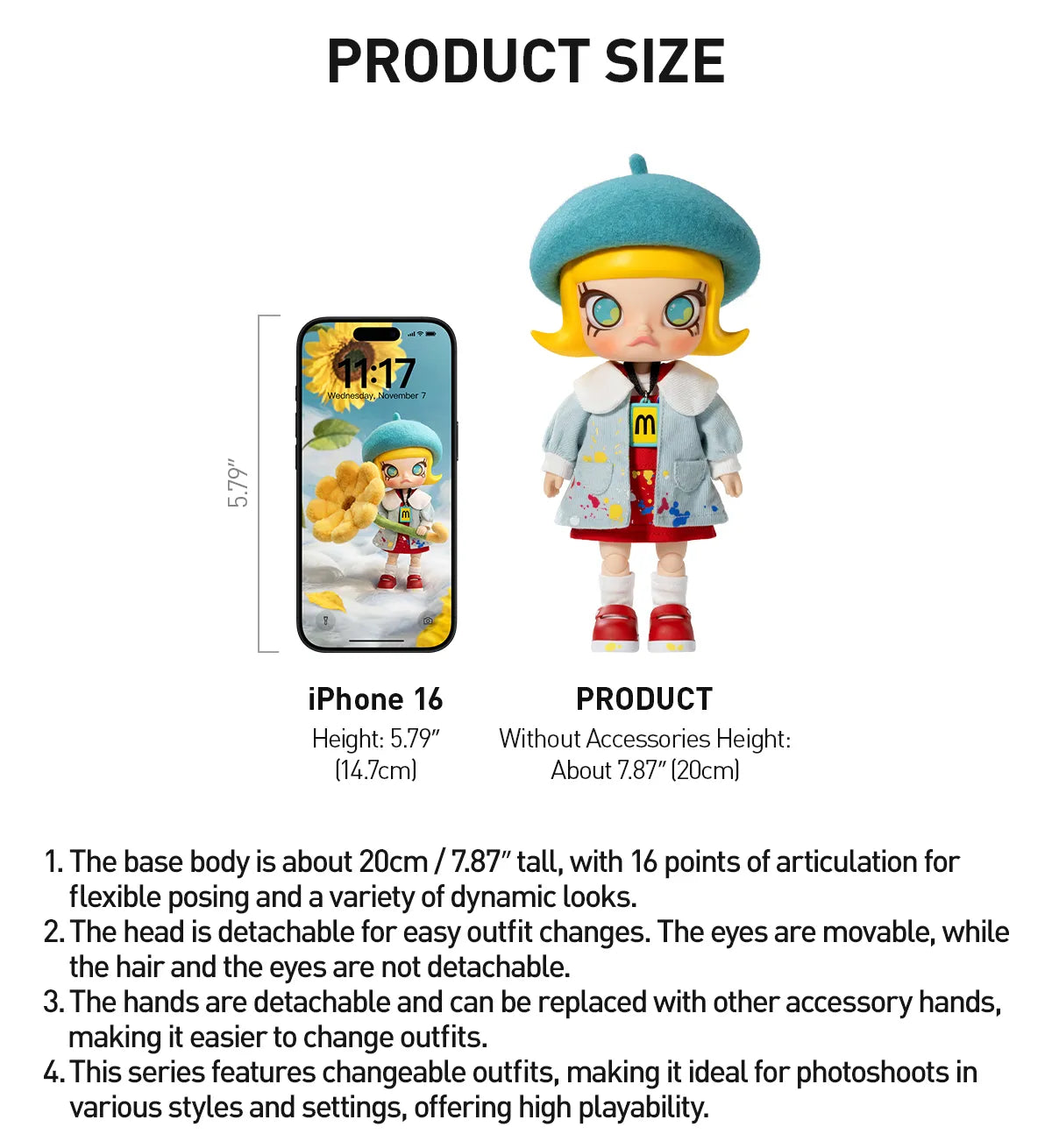MOLLY 20th Anniversary Series 1/8 Action Figure