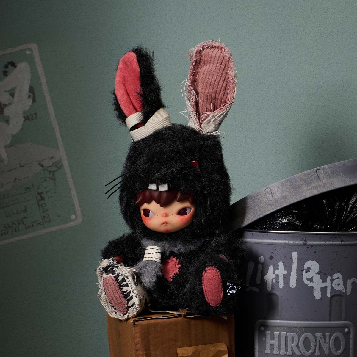 Hirono Little Hare Plush Doll Pendant | POP MART Designer Plush