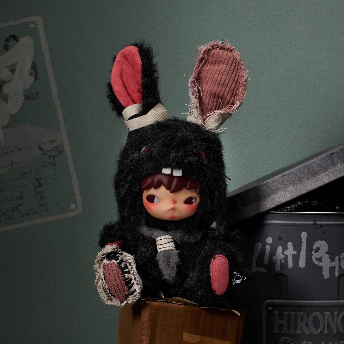Hirono Little Hare Plush Doll Pendant
