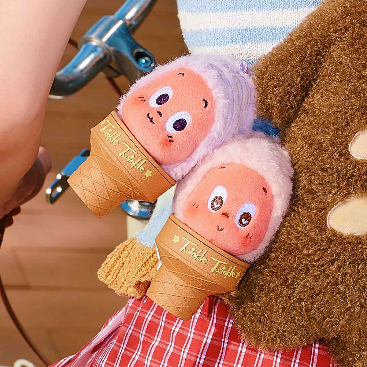 MOON GELATO Series-Ice Cream Plush Pendant Blind Box