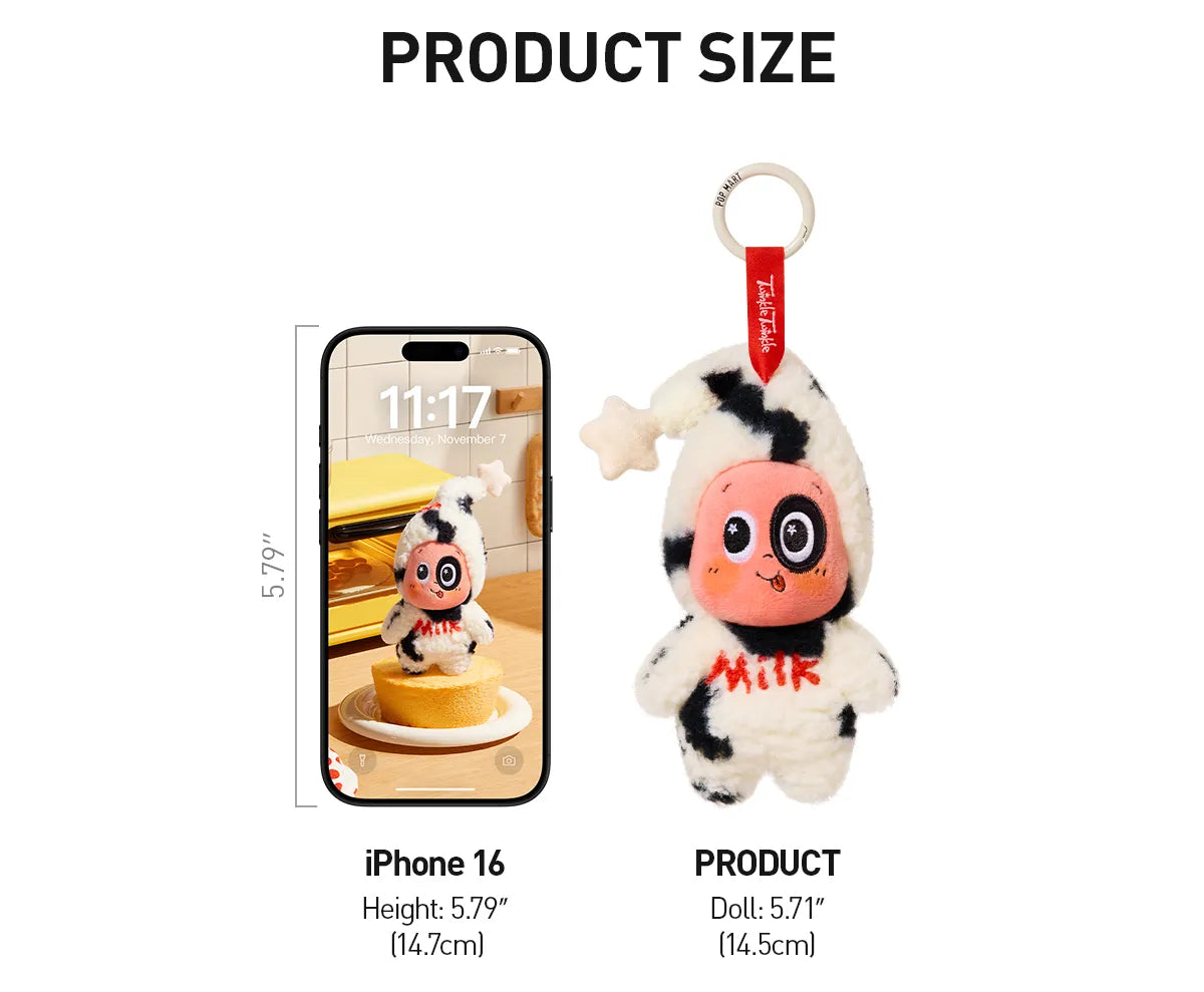 MOON GELATO Series-Milk Pudding Plush Blister Pack