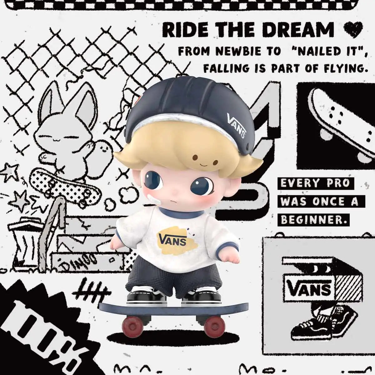 DIMOO WORLD × VANS Ride The Dream Figure
