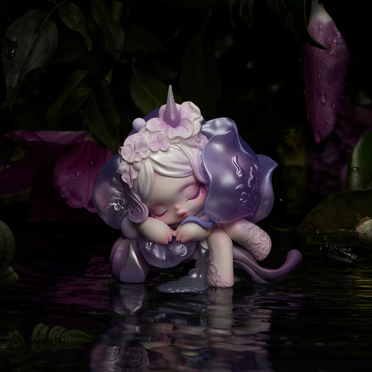SKULLPANDA Petals in Four Acts Series Figures | POP MART Blind Box