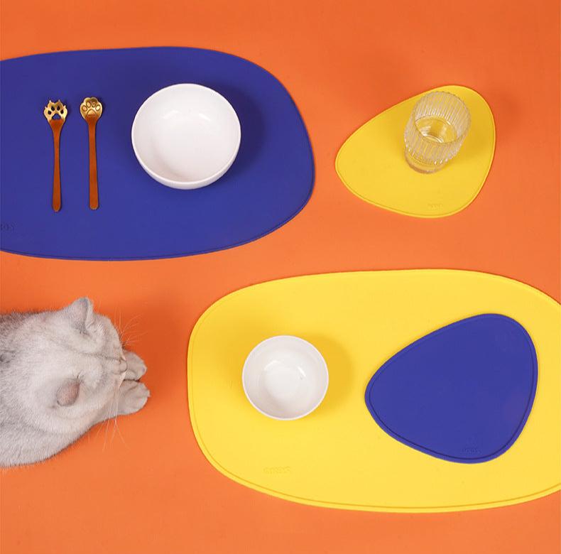 Zeze Cat, Dog Vibrant Food Grade Silicone Food Mat Set - ri-son