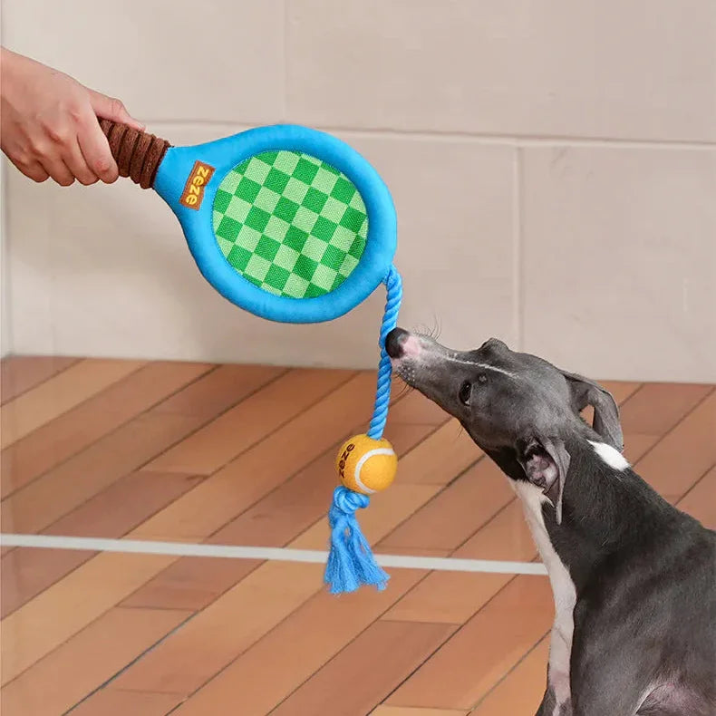 Tennis Racket Rope Dog Toy