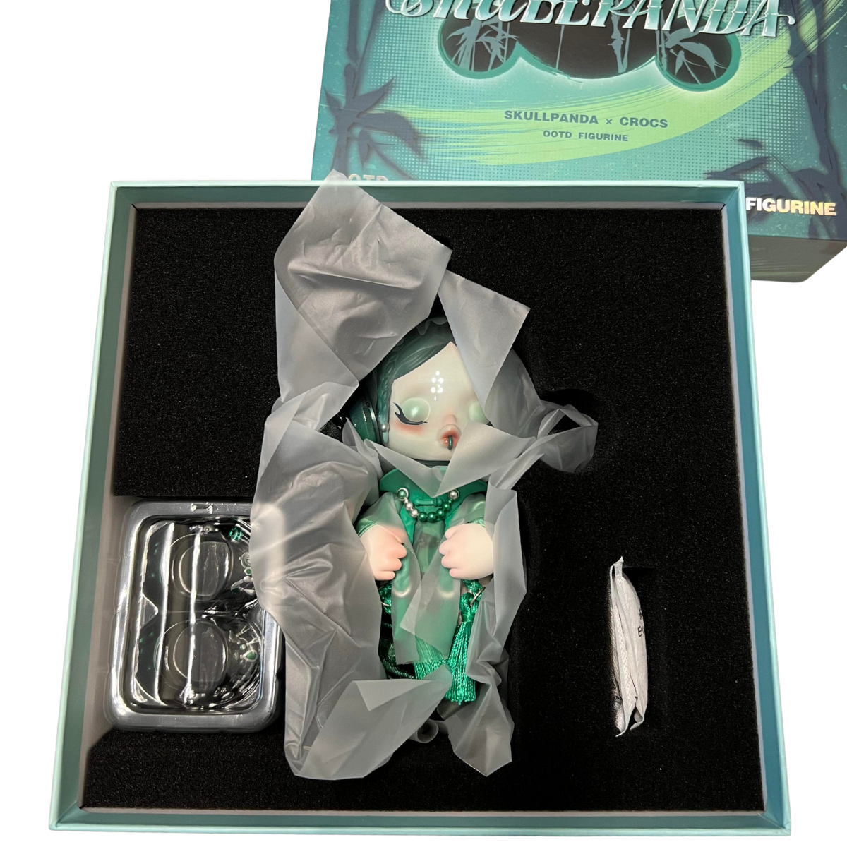 SKULLPANDA x Crocs OOTD Figurine Limited Collectible Art Toy Gift
