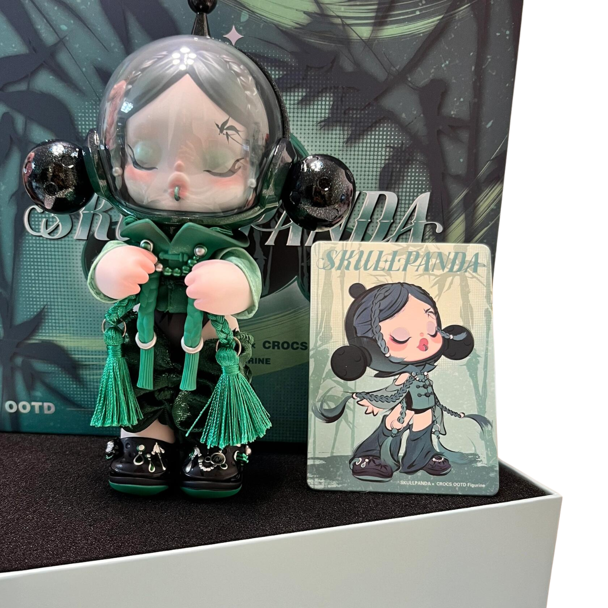 SKULLPANDA x Crocs OOTD Figurine Limited Collectible Art Toy Gift
