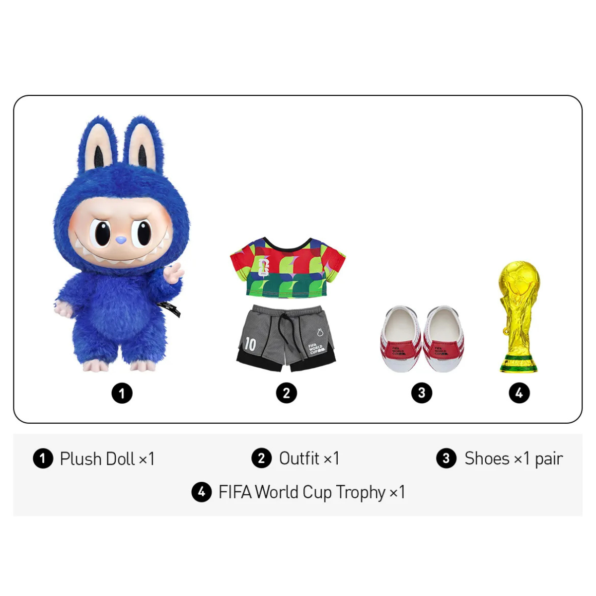 THE MONSTERS × FIFA WORLD CUP 26 Catch The Win Plush Doll