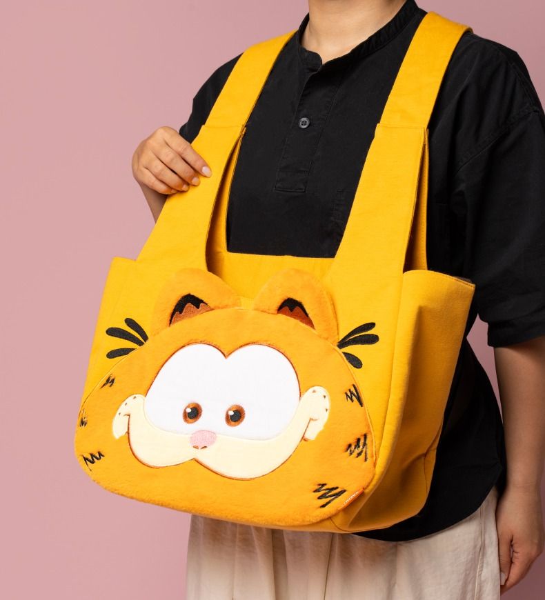 Garfield Cat Backpack, Pet Travel Bag for Small Puppy, Cats,Soft Fabric - ri-son