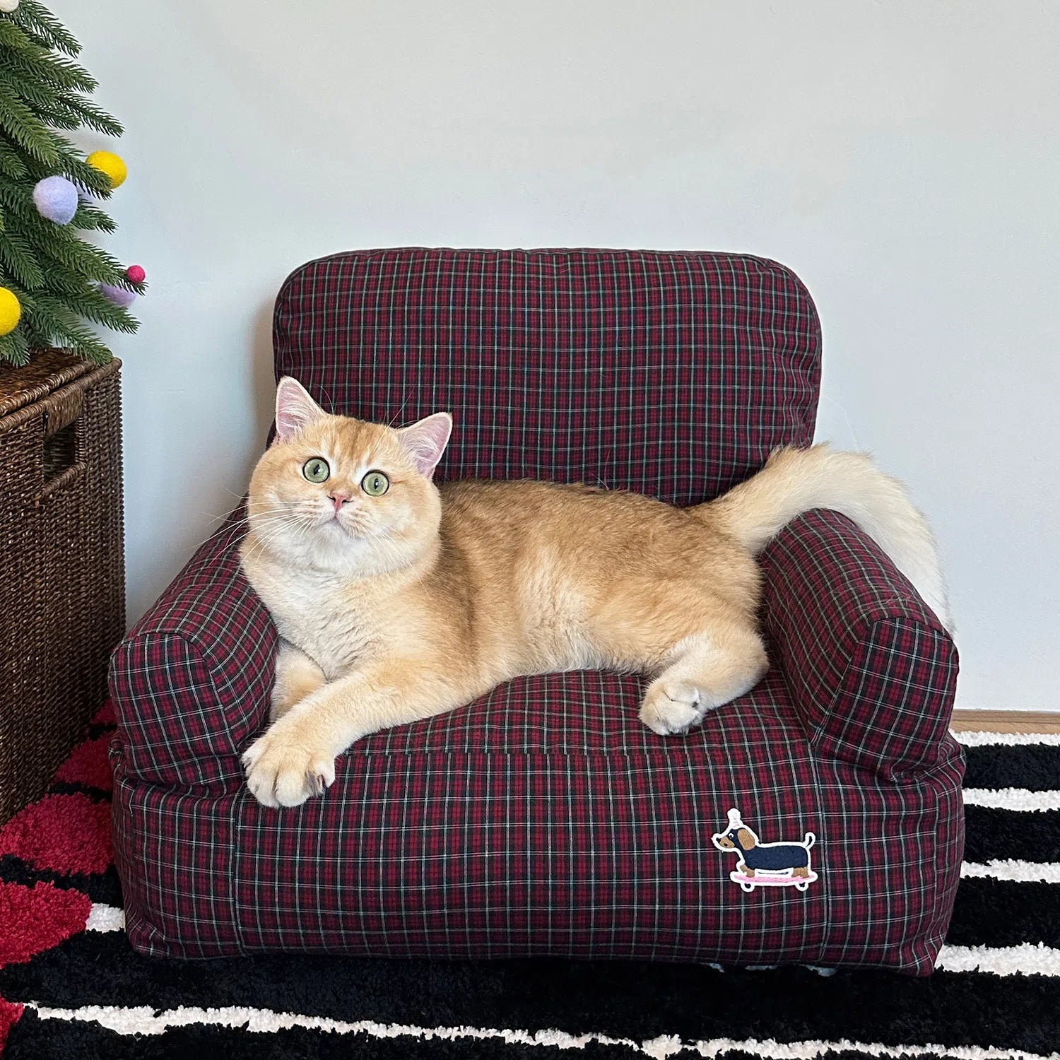 British Fabric Cat Sofa