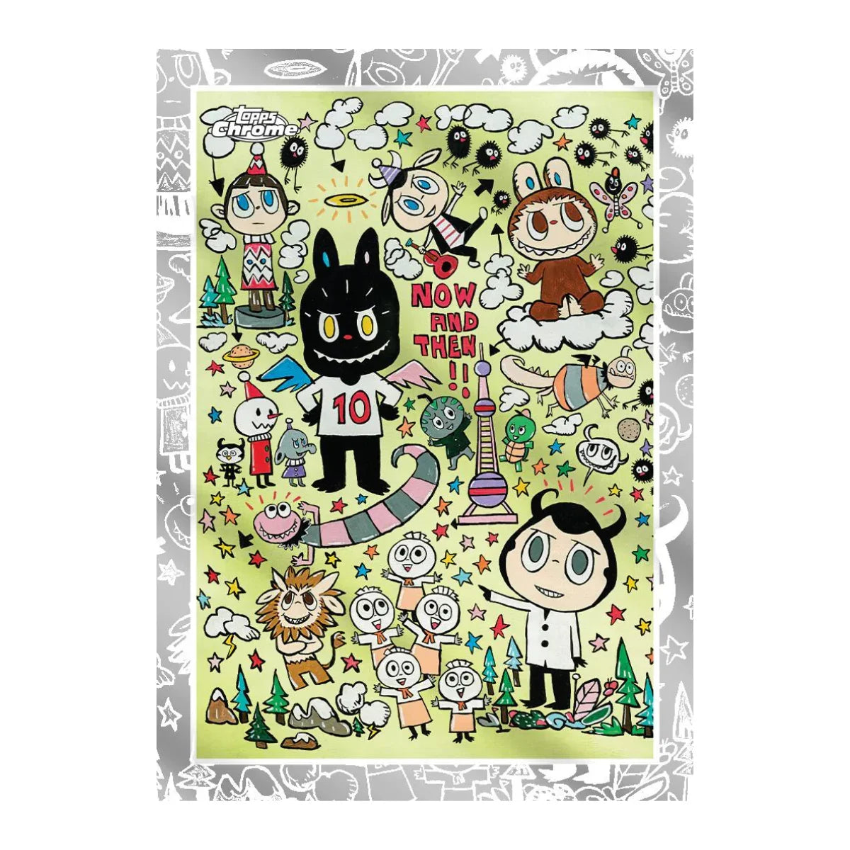 2025 Topps Chrome® Labubu The Monsters 10th Anniversary Box