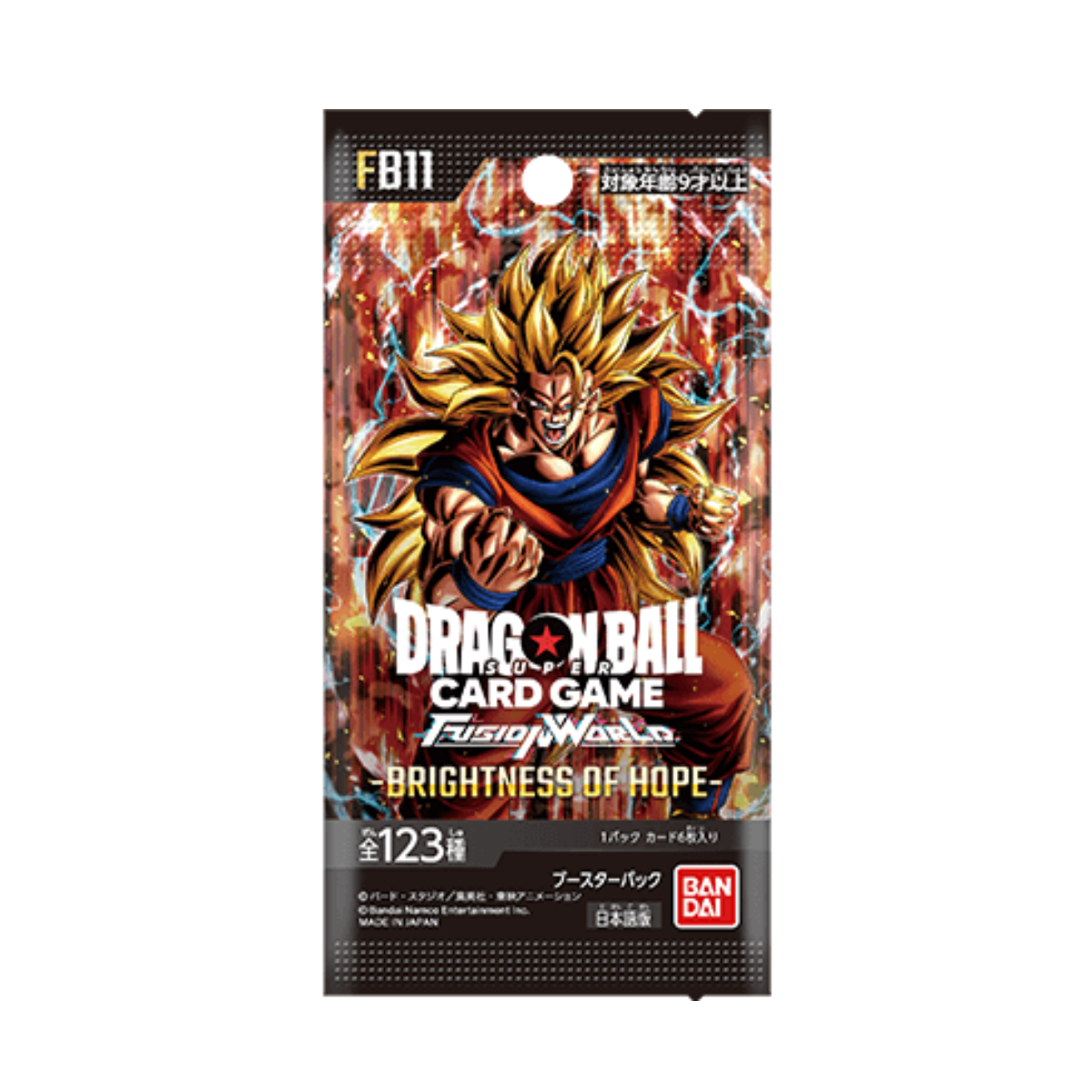 Dragon Ball Super Card Game Fusion World FB11 Brightness of Hope Japanese Booster Box (24 Packs)