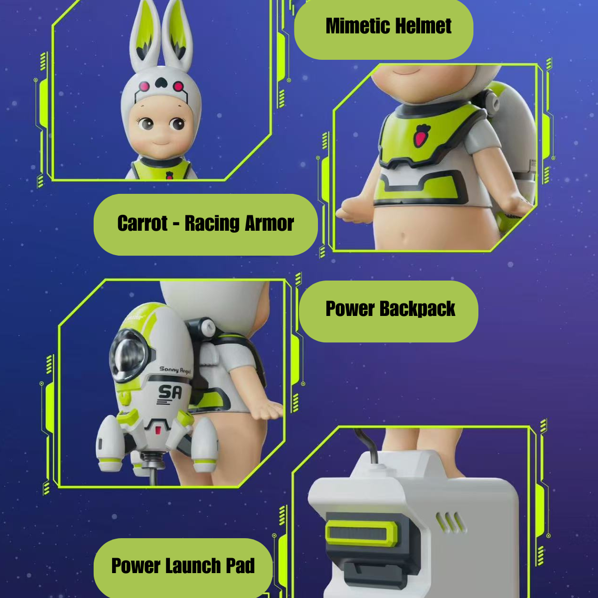 Sonny Angel x Wasa Limited Edition Space Rabbit Series