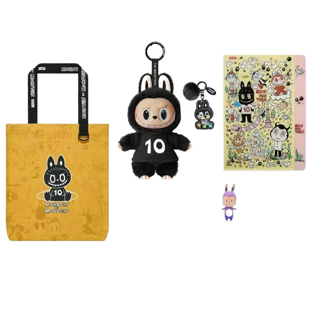 LABUBU 10th ANNIVERSARY PLUSH PENDANT GIFT SET