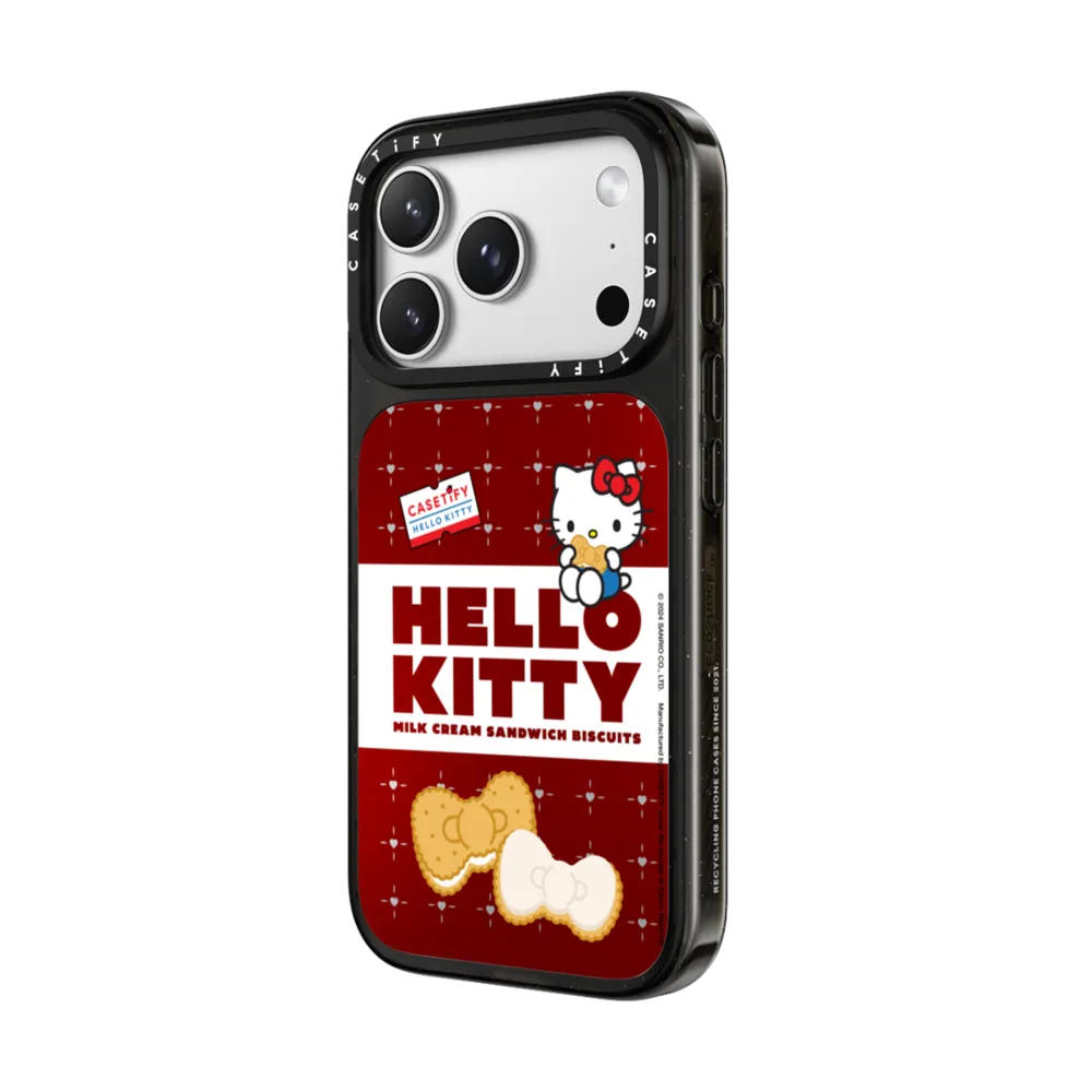 Hello Kitty x CASETiFY Milk Cream Sandwich Biscuits Phone Case