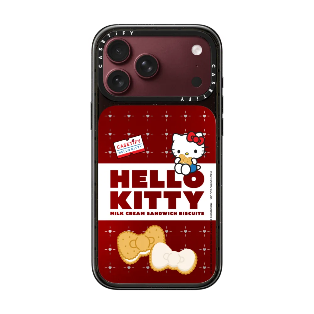 Hello Kitty x CASETiFY Milk Cream Sandwich Biscuits Phone Case
