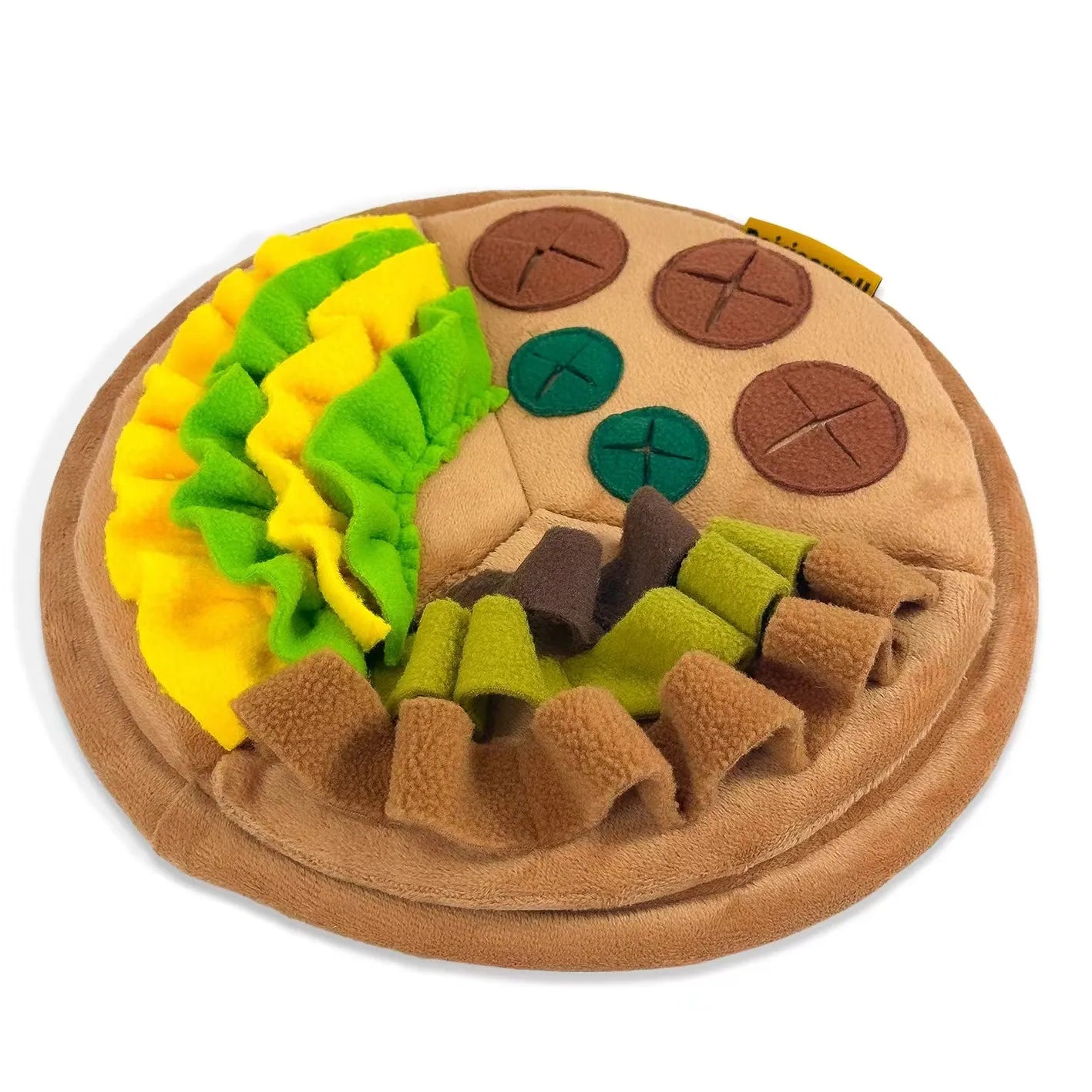 Dog Snuffle Toy Set – Croissant, Pizza & Dessert Interactive Nosework Toys for Dogs