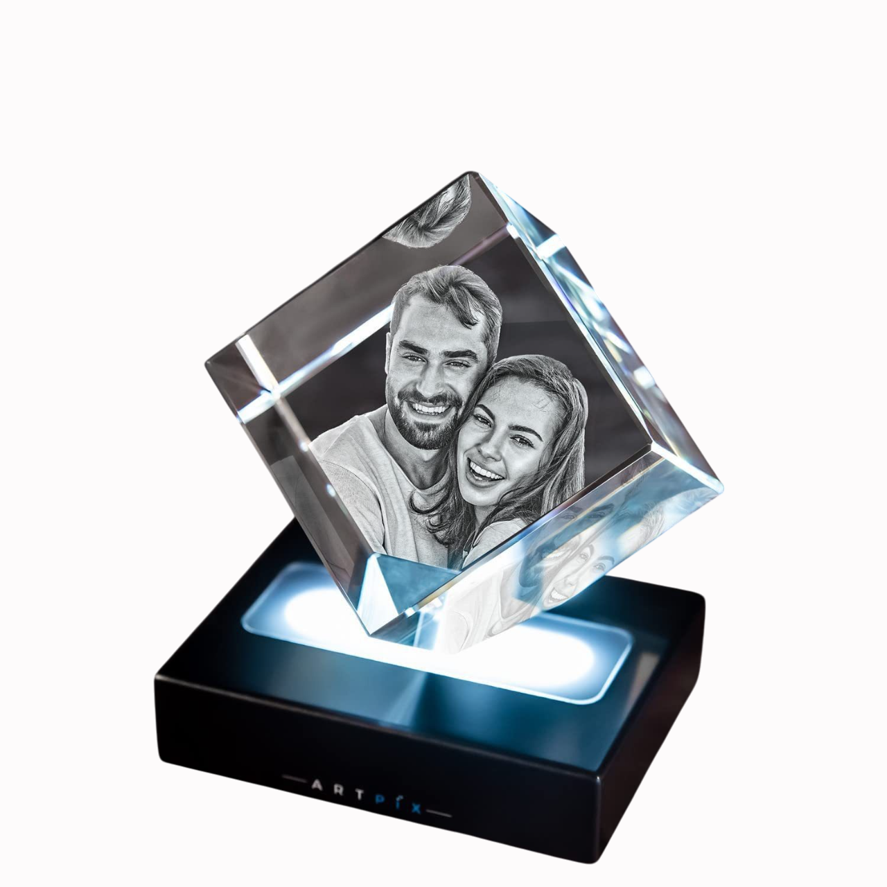 Personalized 3D Crystal Prestige Pet Photo Frame Decoration