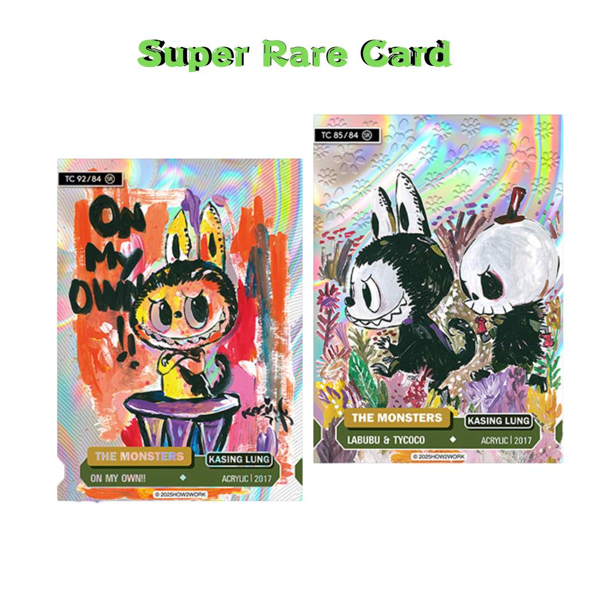 HOW2WORK The Monsters Series 3 Collectible Trading Cards