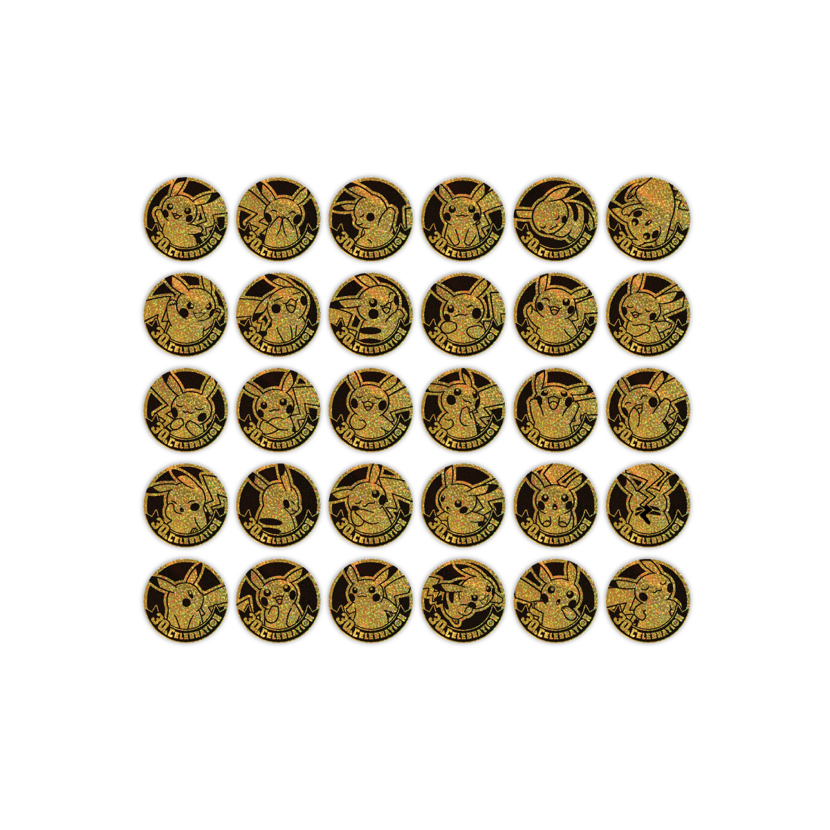 Pokémon 30th Anniversary Celebration Coin Set – Simplified Chinese Version