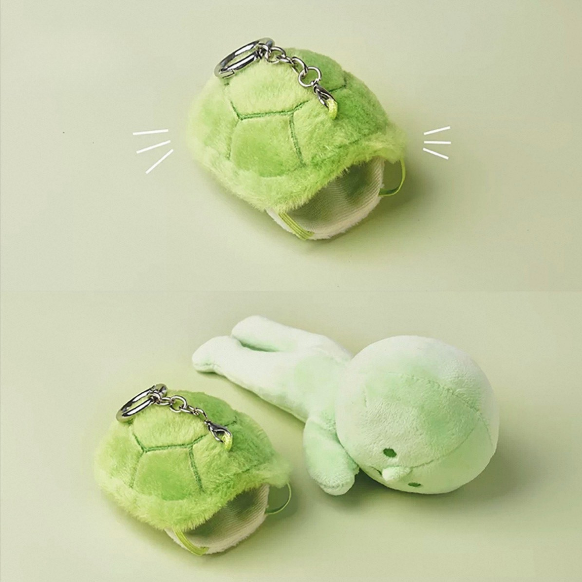 Smiski Turtle Keychain
