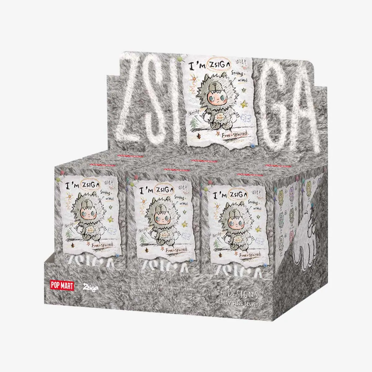 POP MART ZSIGA I'm Zsiga Series-Vinyl Plush Pendant Blind Box